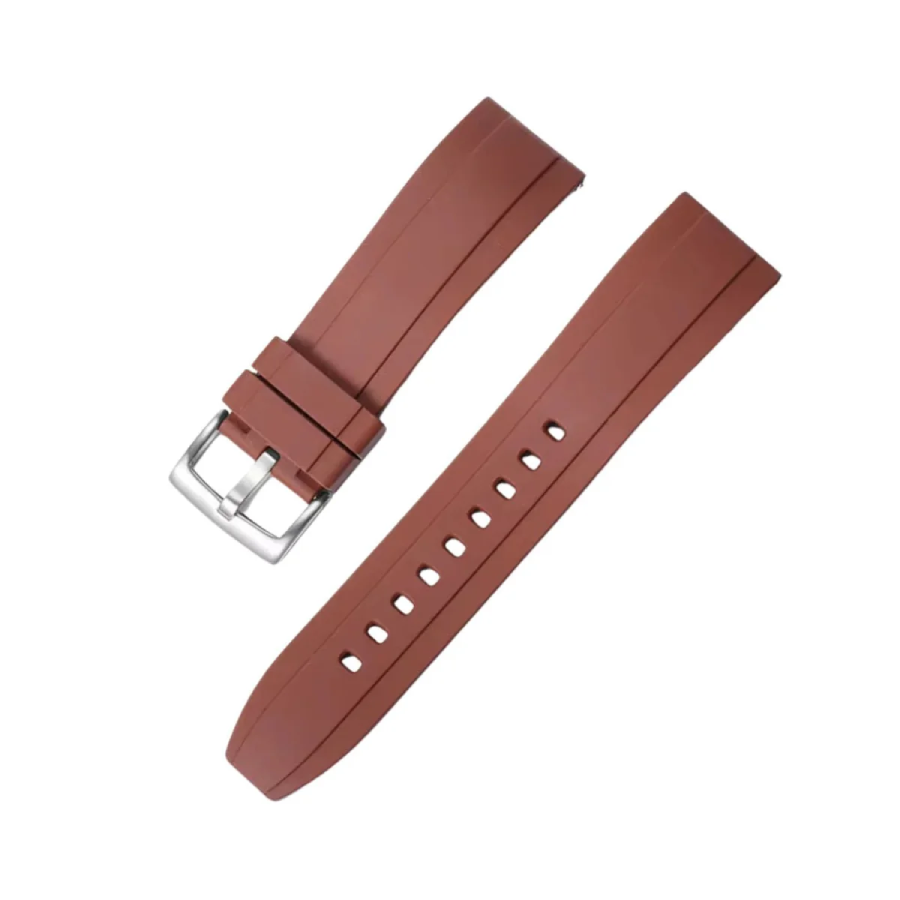 004ddec409a7a007497deac34bee7ea9db57c7b7 Breitling – Chronomat – Rubber Strap – Brown - Image 1