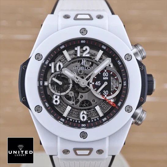 Hublot Big Bang Unico Hublot Big Bang 411.HX_.1170.RX White Bezel Replica front view
