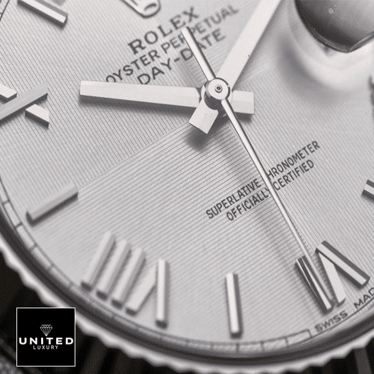 Rolex Day-Date 228235 Rolex Day-Date 228239 White Romen Numerial Replica Watch