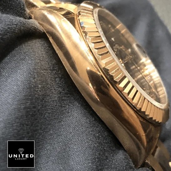 Rolex Sky-Dweller Chocolate 326935-0003 Rose Gold Case Replica
