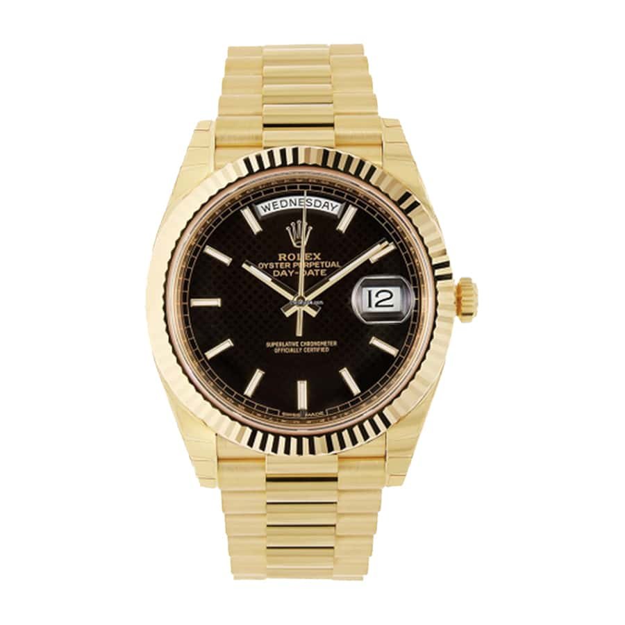 0aaff09a5fbe06a0426abffef67f93c4b41b218f Rolex Day-Date 228235-0002 “Black Dial” Precision Replica Edition - Image 1