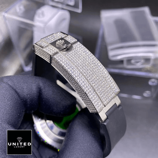 Rolex Submariner 116336 Rolex 116336 Silicon Bracelet Replica diamond clasp