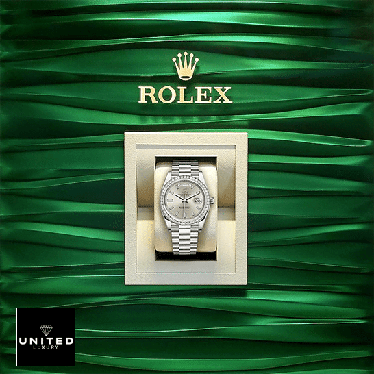 Rolex Day-Date 228349RBR Rolex Diamonds 228349RBR Replica in the Rolex Box