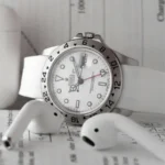 Rolex – Explorer II –  Rubber Strap – White - Image 3