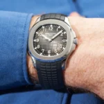 Patek Philippe – Aquanaut –  Rubber Strap – Curved – Black - Image 2