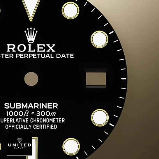 Rolex Submariner Date 126613LN Rolex Submariner Date 16803 Black Dial Replica close dial view