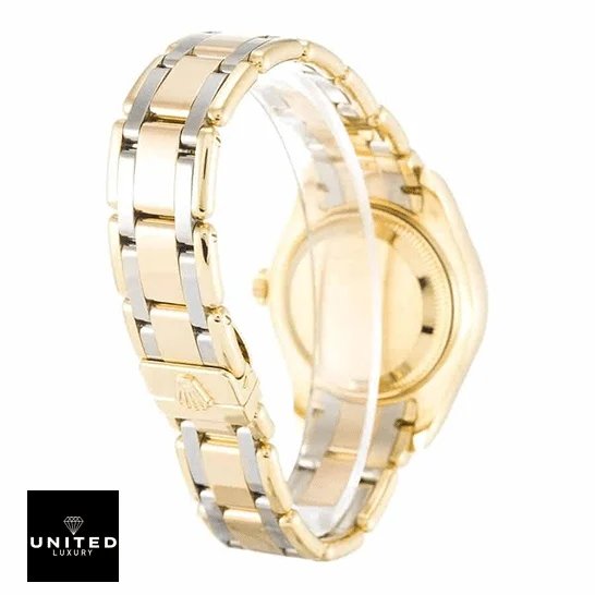 Rolex Tridor Pearlmaster 80298-0048 Rolex Tridor Pearlmaster 80298-0048 Two Tone Bracelet Fold Clasp on the Rolex Logo Replica