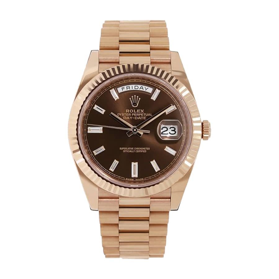 1e3a3e34363532f378b467953af133a2d5d838e3 Rolex Day-Date 228235 “Chocolate Dial” Luxury Clone Quality - Image 1