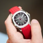 Patek Philippe – Aquanaut –  Rubber Strap – Curved – Red - Image 2