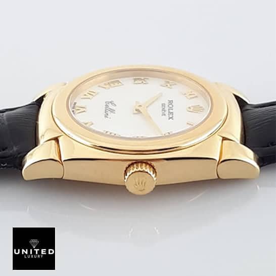 Rolex Cellini 5320/8 Geneve Rolex Cellini Geneve Gold Case & Crown Pusher 5320/8 Replica