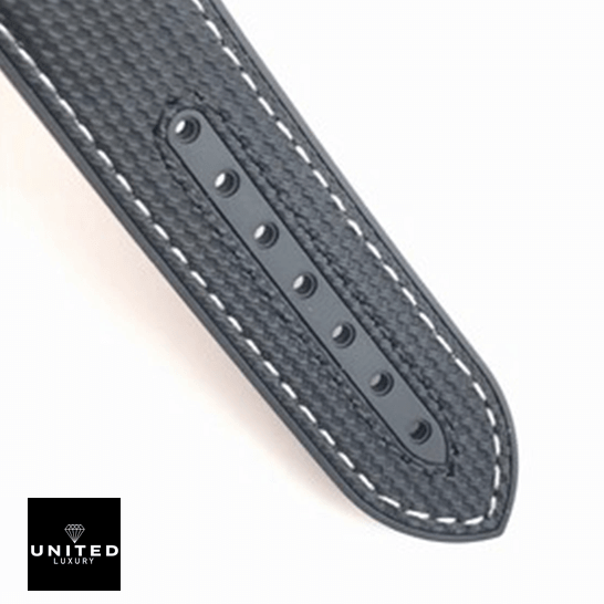 Omega Seamaster 215.92.46.22.01.001 Omega 215.92.46.22.01 Black Rubber Bracelet white background