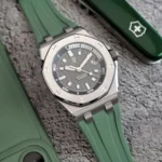 Audemars Piguet – Royal Oak Offshore Diver –  Rubber Strap – Green - Image 2