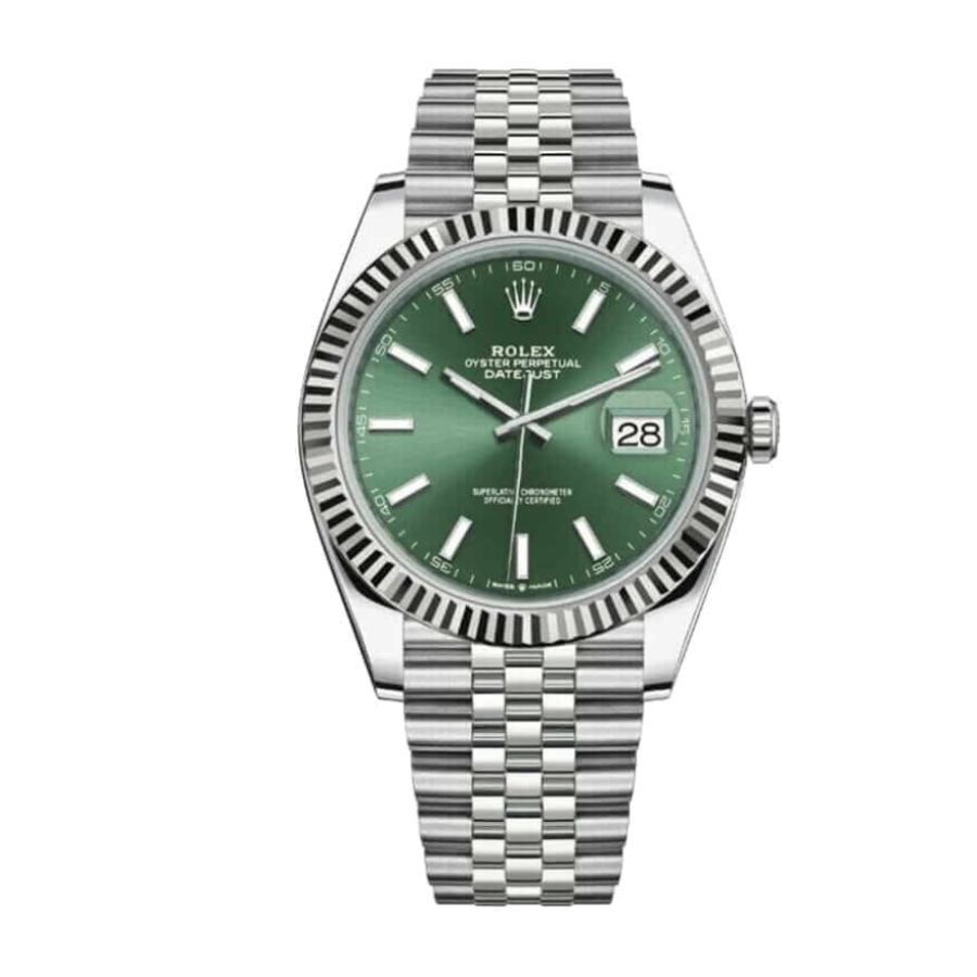 24dee3ead0502531a9e2ffe3278d6e81d7808310 Rolex Datejust 126234 “Mint Green” Authentic Super Replica - Image 1