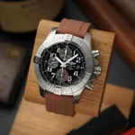 Breitling – Avenger –  Rubber Strap – Brown - Image 2