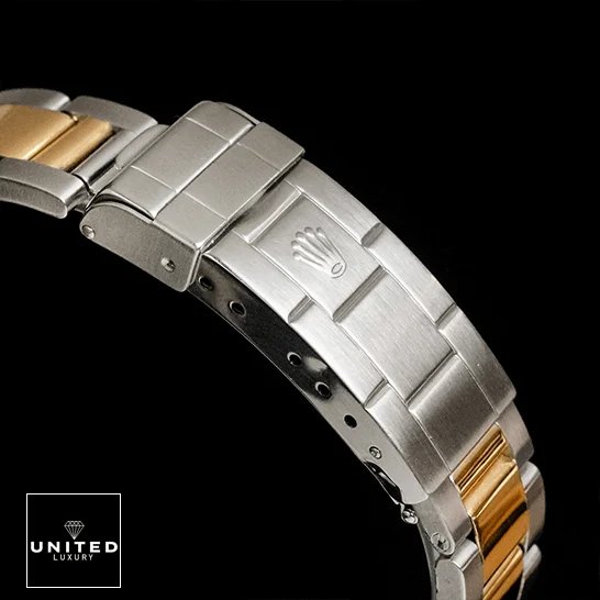 Rolex Submariner Date 126613LN Rolex Two Tone 16803 Oyster Dial Replica rolex logo on the buckle