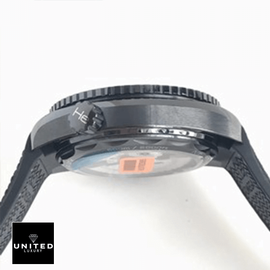 Omega Seamaster 215.92.46.22.01.001 Omega Seamaster Planet Ocean Steel Black Case Replica crown white background