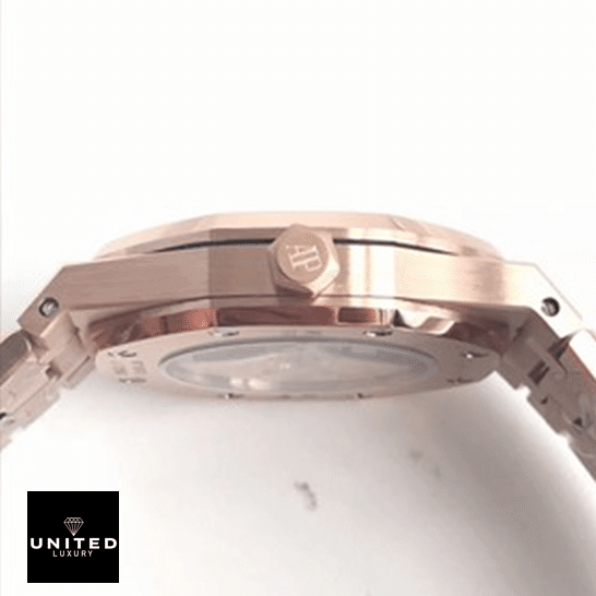 Audemars Piguet Royal Oak 15400OR.OO.1220OR.01 Perfect Clone Quality audemars piguet royal oak rose gold 15400OR.OO .1220OR 1 Audemars Piguet Rose Gold 15400OR.OO_.1220OR Replica white background