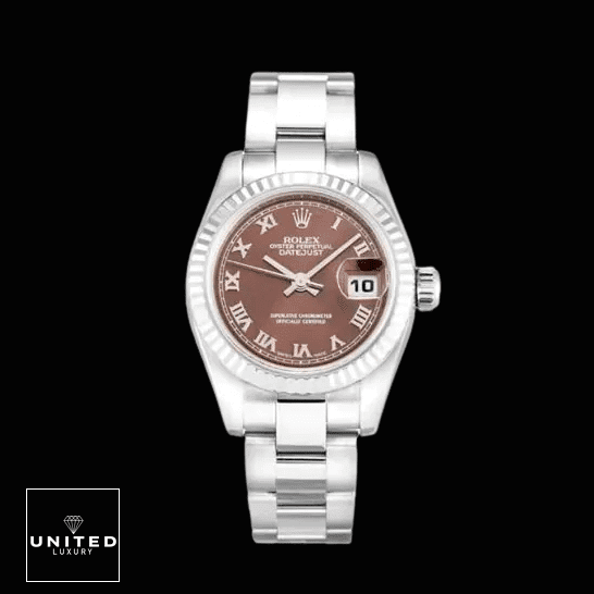 Rolex Datejust 179179 Rolex Datejust 179179 Bronze Dial Oyster Replica Black Backgorund