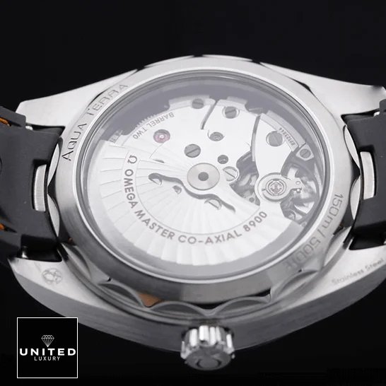 Omega Seamaster Aqua Terra Co-Axial Master Chronometer 220.12.41.21.02.002 Pro Clone 1:1 omega aqua terra 220.12.41.21.02.002 replica case Omega Aqua Terra 220.12.41.21.02.002 Replica upside view black background