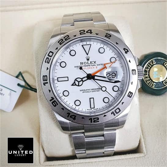 Rolex 216570 White Dial Replica in Rolex Box