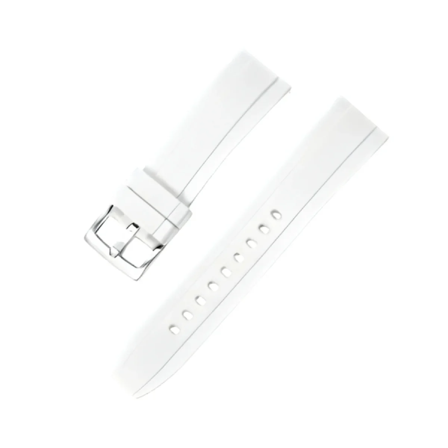36f6c0359fa39c06dc3a1913e83a194d4caa8f85 Breitling – Navitimer – Rubber Strap – White - Image 1