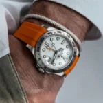 Rolex – Explorer II –  Rubber Strap – Orange - Image 3