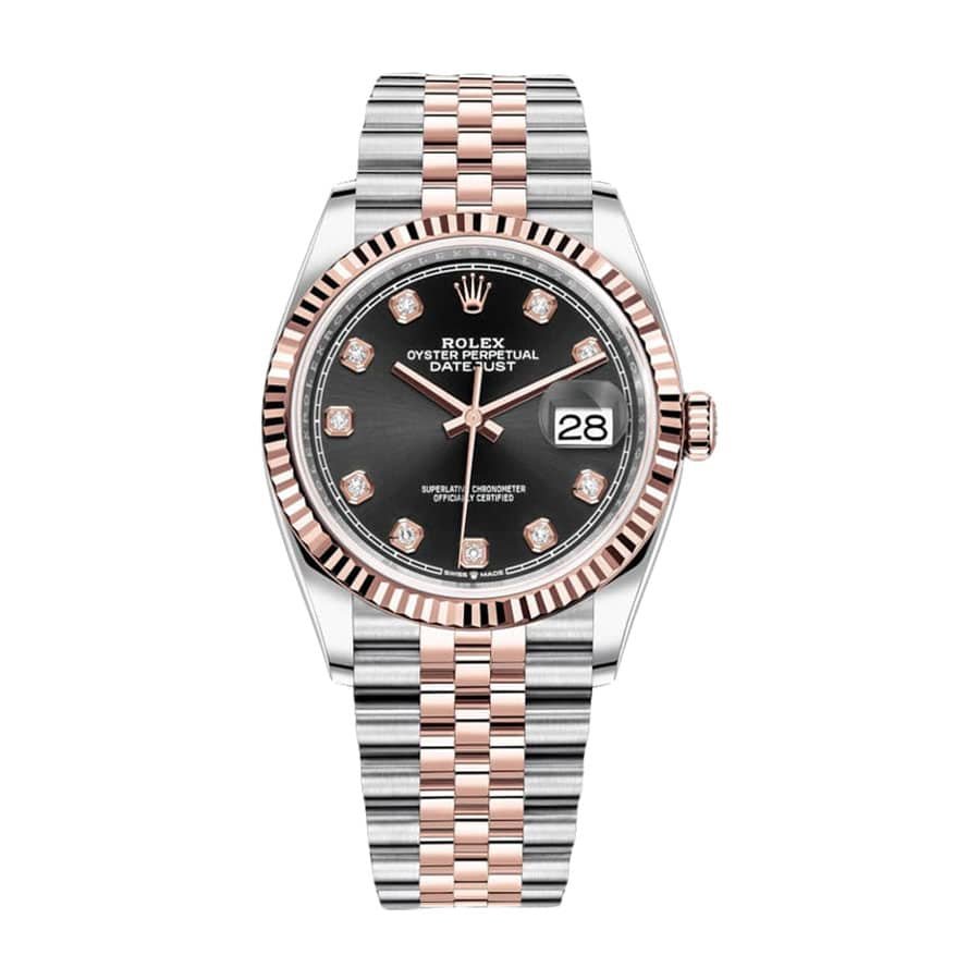 4bd4be2e985546dc53a23361a4e39631ec28383f Rolex Datejust 126231 Everose Two-Tone Perfect Clone Quality - Image 1