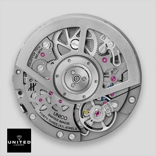 Hublot Big Bang Unico Hublot Big Bang Unico Red Sapphire 411.JR_.4901.RT Steel Replica white background