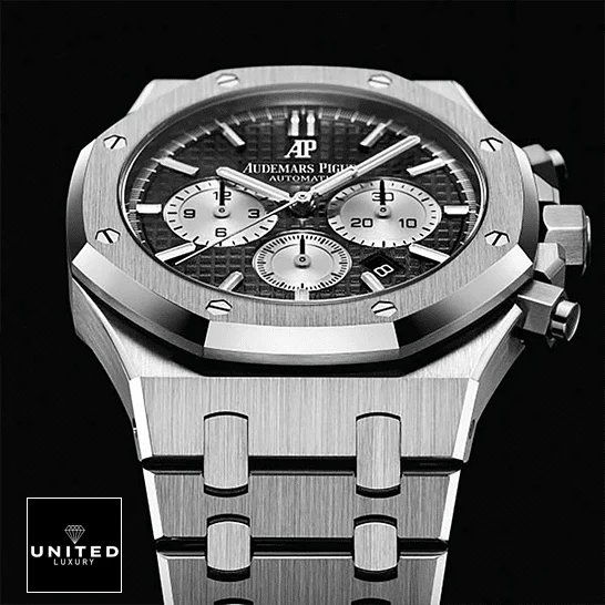 Audemars Piguet Royal Oak Chronograph 26331ST Audemars Piguet Royal Oak 26331ST.OO_.1220ST.02 Replica black dial