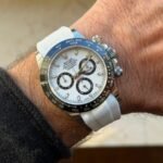 Rolex – Daytona –  Rubber Strap – White - Image 3