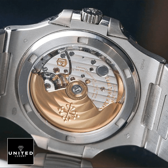 Patek Philippe Nautilus 5711/1P Platinum First-Class Clone patek philippe nautilus steel 5711 1P blue dial back Patek Philippe Nautilus Steel 5711-P1 Stainless Steel Replica