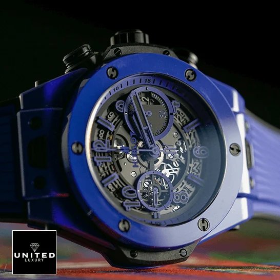 Hublot Big Bang Unico Blue Magic 411.ESU Replica side view