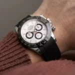 Rolex – Daytona –  Rubber Strap – Black - Image 2