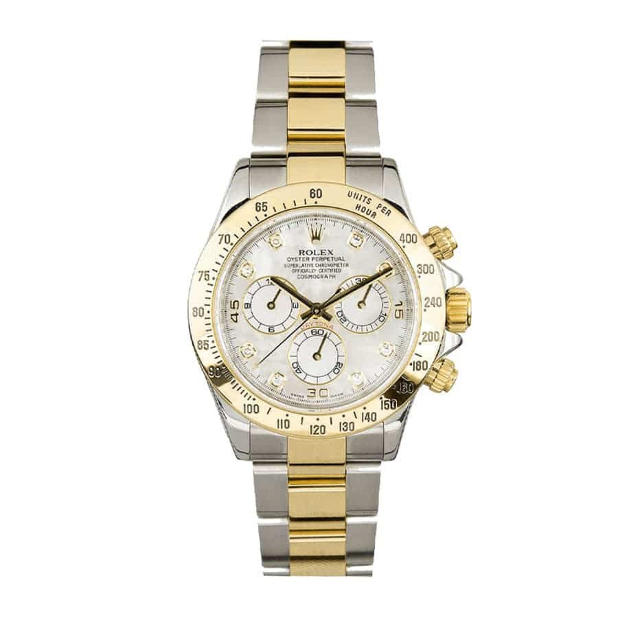 Rolex Daytona Two-Tone 116523 “White Dial” Authentic Super Replica