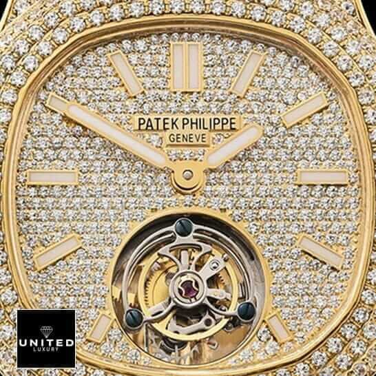 Patek Philippe Nautilus 5711 Patek Philippe’s Nautilus Jumbo 5711 Tourbillion Diamond Dial Replica