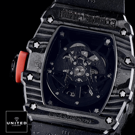 Richard Mille RM 35-02 Richard Mille RM35 02 Automatic Carbon Black Replica upside view