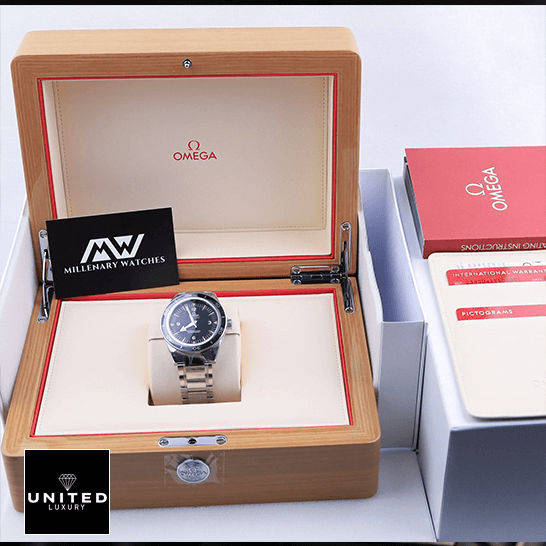 Omega Seamaster Omega Seamaster 300m Black Dial Replica in the box