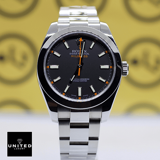 Rolex Milgauss 116400 Rolex Milgauss 116400 Stainless Steel Case & Bracelet Black Dial Replica