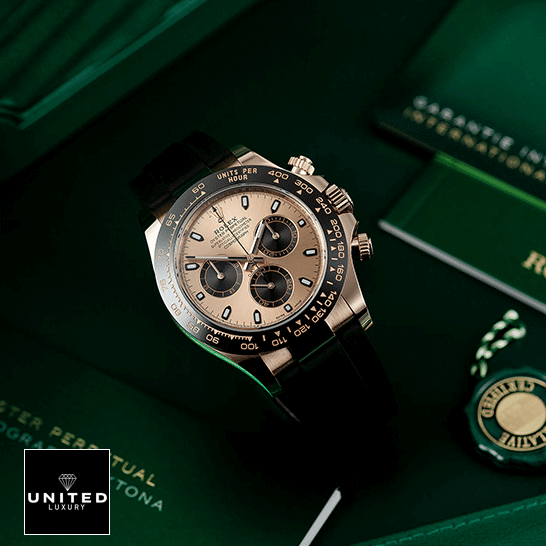 Rolex Cosmograph Daytona 116515LN Top Replica 1:1 Rolex Daytona Cosmograph 116515LN Black Bezel Replica & Guarantee Card