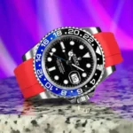 Rolex – GMT-Master –  Rubber Strap – Red - Image 3