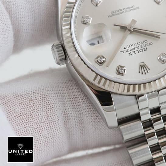 Rolex Datejust 178274 Rolex Datejust Steel Bezel White Dial