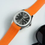 Patek Philippe – Aquanaut –  Rubber Strap – Curved – Orange - Image 2
