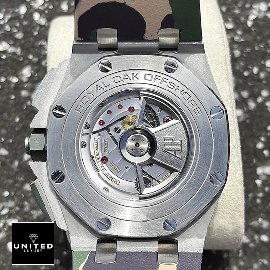 Audemars Piguet Royal Oak Chronograph 26331ST ap-leather-strap-back