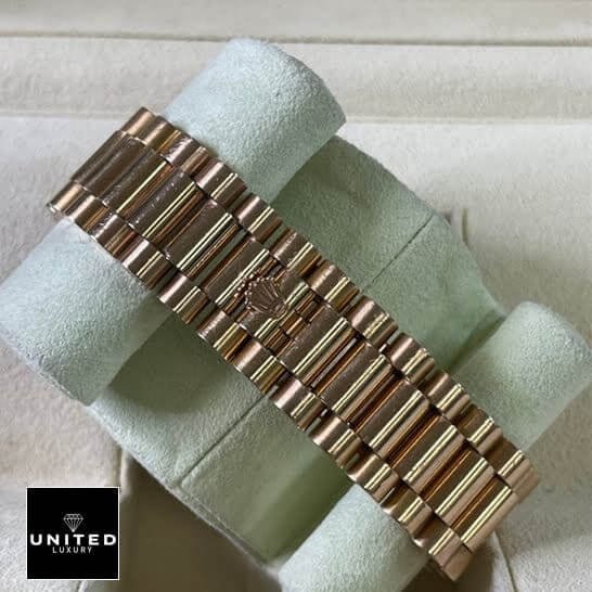 Rolex Day-Date Wave 218235-0035 Rose Gold Oyster Bracelet Replica