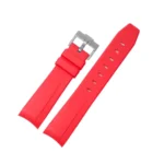 Omega – Speedmaster –  Rubber Strap – Red - Image 2