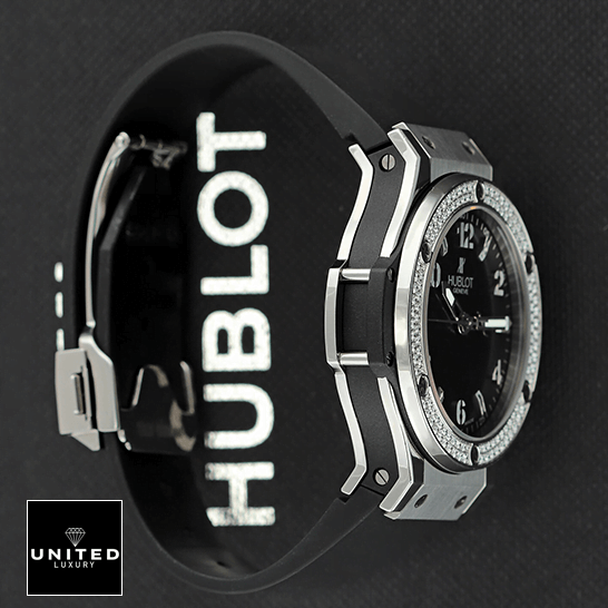 Hublot Big Bang Steel 361.SX.1270.RX.1104 Hublot Big Bang 361_SX_1270_RX_1104 Steel Black Dial Diamond Bezel Replica