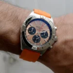Breitling – Chronomat –  Rubber Strap – Orange - Image 2