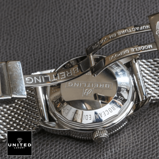 Breitling Superocean Heritage II B20 AB201016 Breiltling Heritage AB2010161C1A1A Stainless Steel Case Replica upside view