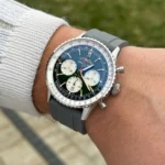 Breitling – Navitimer –  Rubber Strap – Grey - Image 2