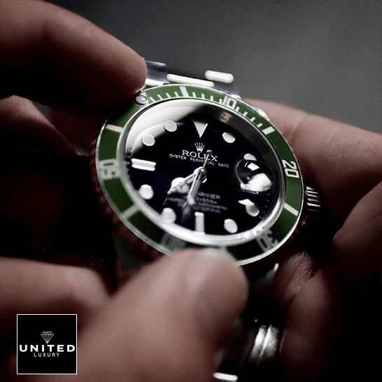 Rolex Submariner 16610LV Rolex Submariner Date Kermit Black Dial 16610LV MK2 Replica